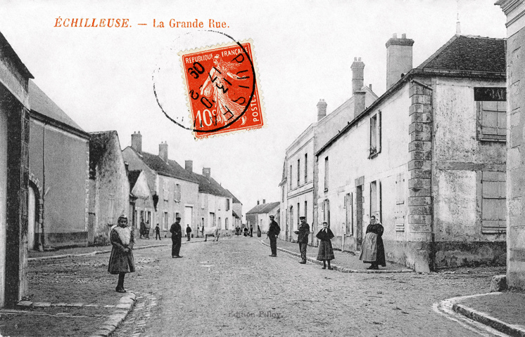 Grande Rue. Carte postée en 1909