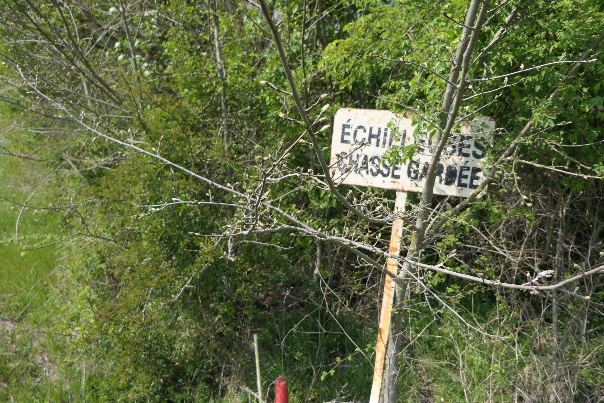 Une signalétique chasse gardée sur le territoire d'Échilleuses.