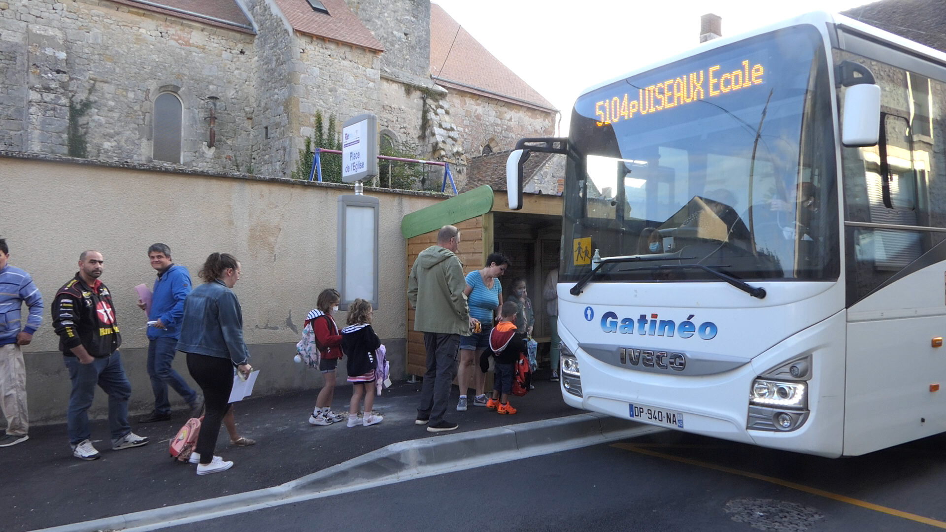 Arrêt de car sécurisé